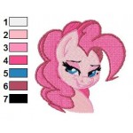 Beautiful Pinkie Pie My Little Pony Embroidery Design